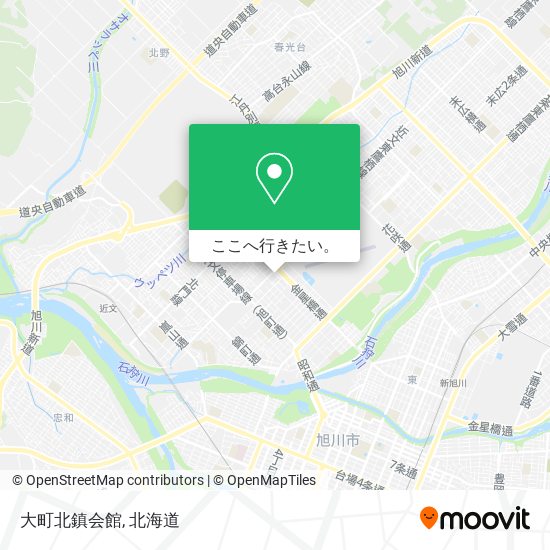 大町北鎮会館地図