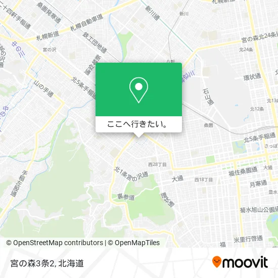 宮の森3条2地図