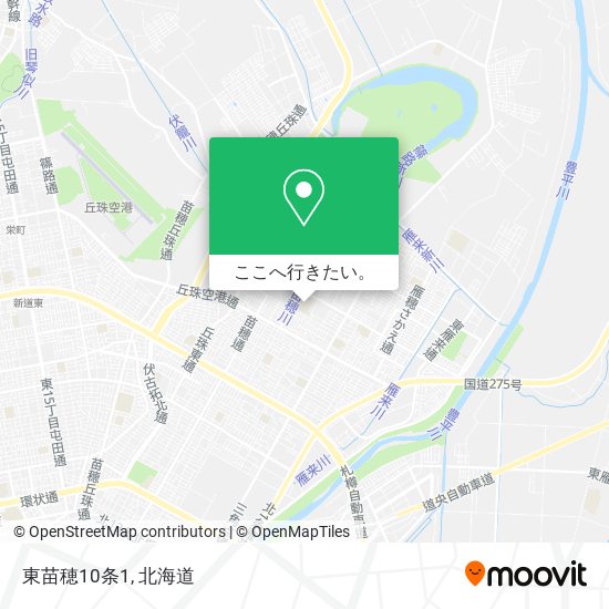 東苗穂10条1地図