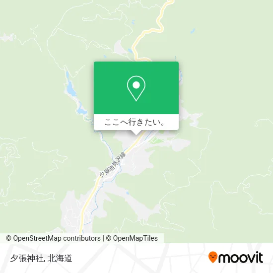 夕張神社地図