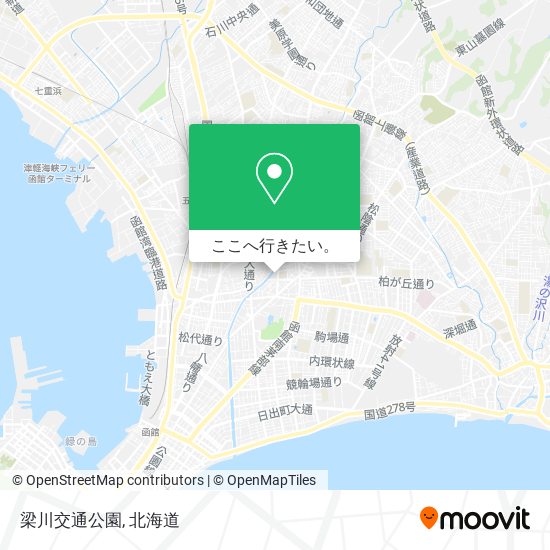 梁川交通公園地図