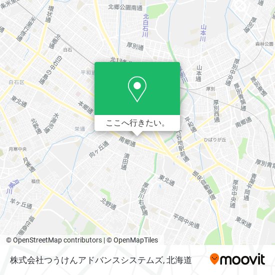 株式会社つうけんアドバンスシステムズ地図