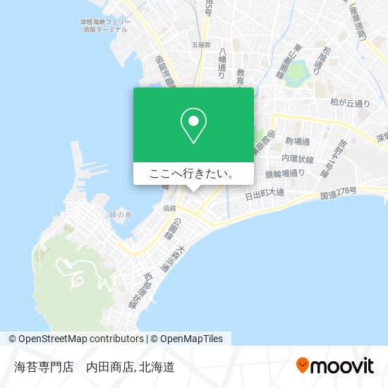 海苔専門店　内田商店地図