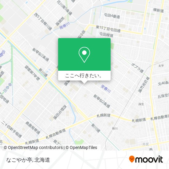 なごやか亭地図