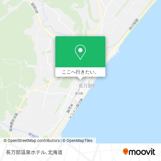 長万部温泉ホテル地図