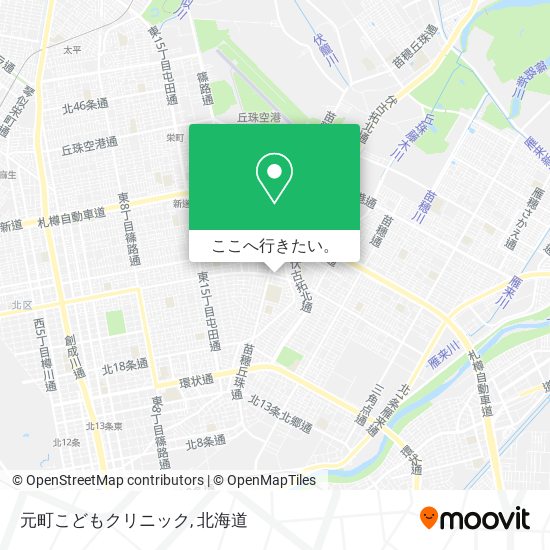 元町こどもクリニック地図