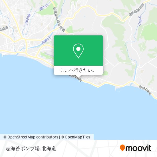 志海苔ポンプ場地図