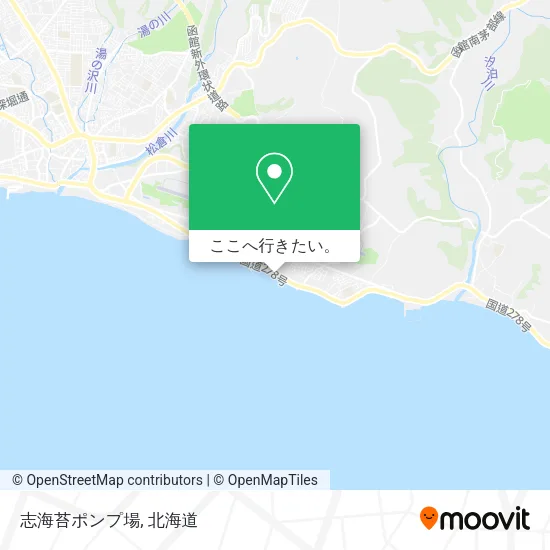 志海苔ポンプ場地図