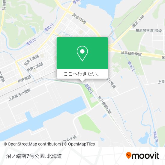 沼ノ端南7号公園地図