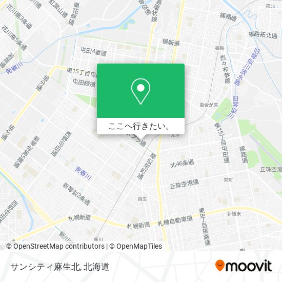 サンシティ麻生北地図
