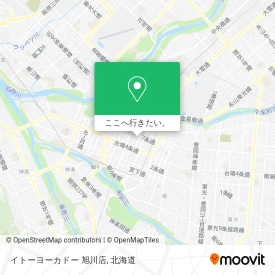 イトーヨーカドー 旭川店地図