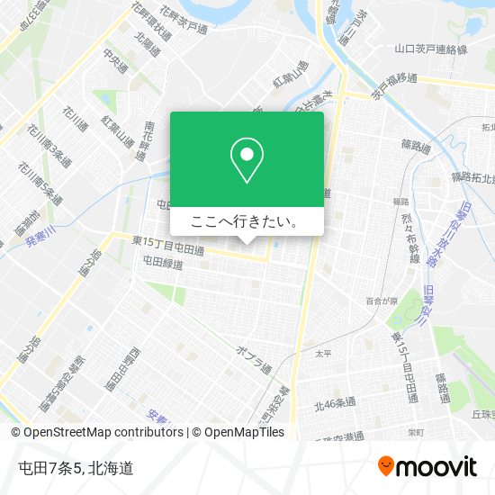 屯田7条5地図