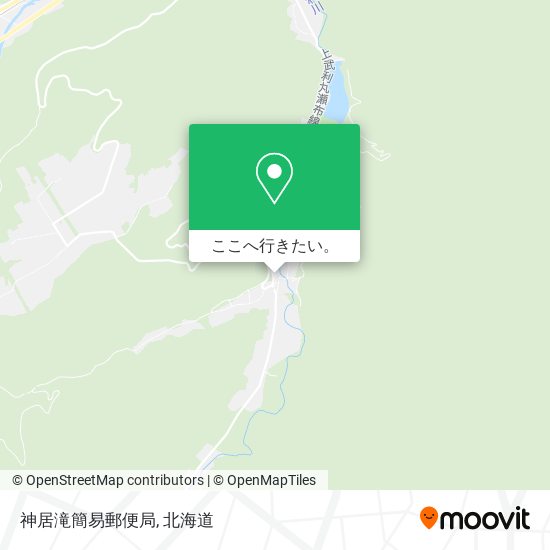 神居滝簡易郵便局地図