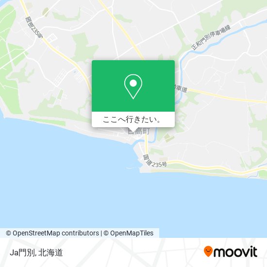 Ja門別地図