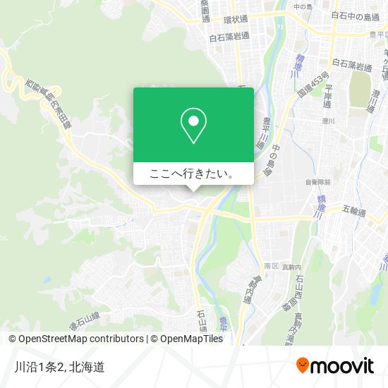 川沿1条2地図