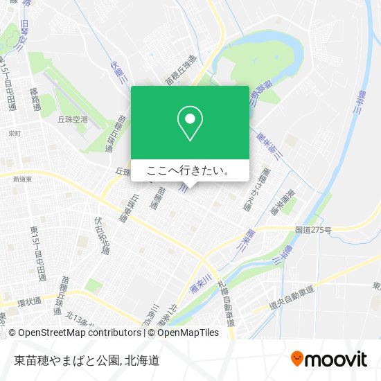 東苗穂やまばと公園地図