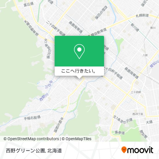西野グリーン公園地図