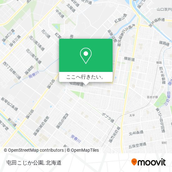 屯田こじか公園地図