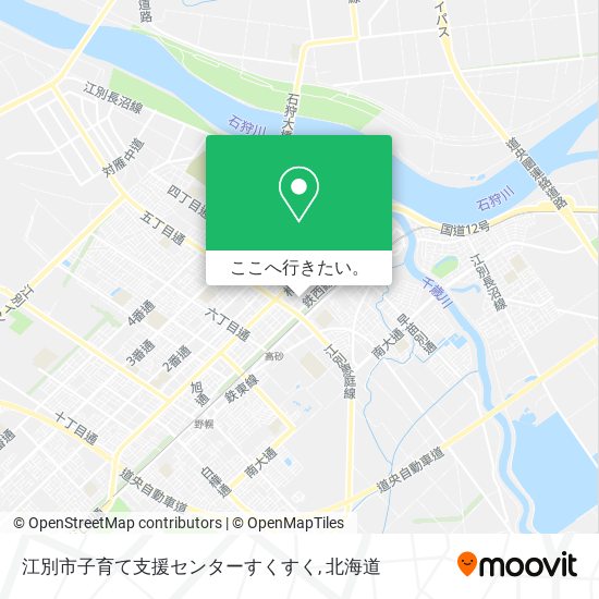 江別市子育て支援センターすくすく地図