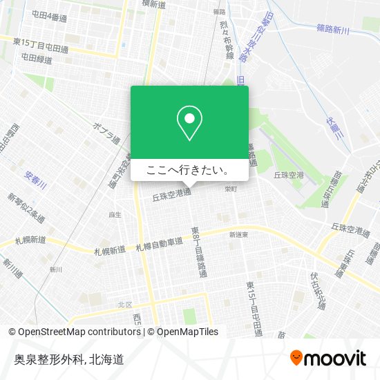 奥泉整形外科地図
