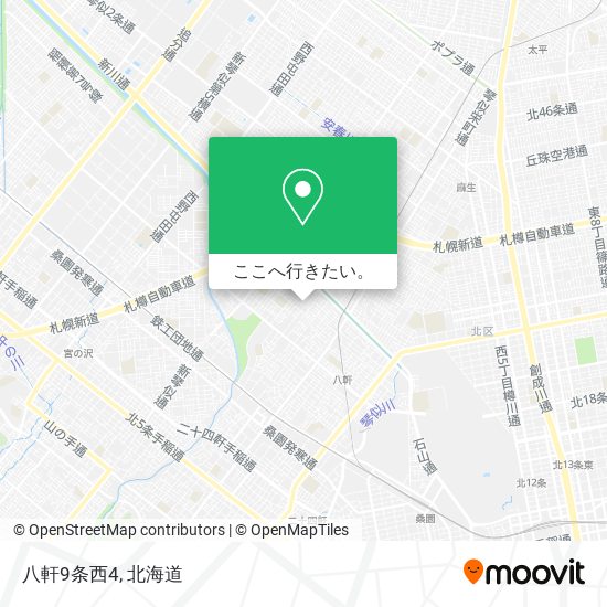 八軒9条西4地図