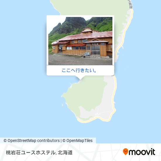 桃岩荘ユースホステル地図