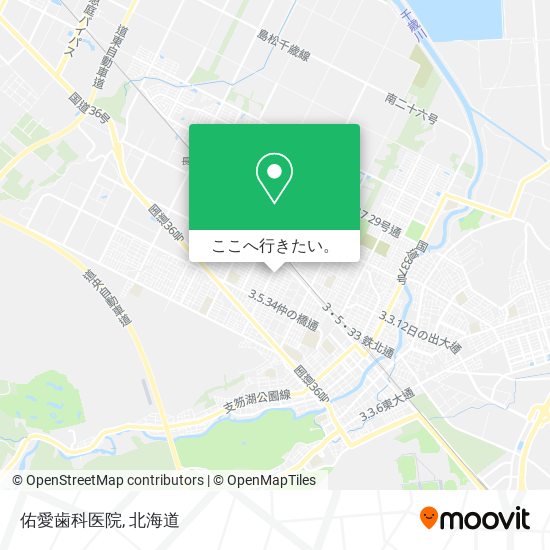 佑愛歯科医院地図