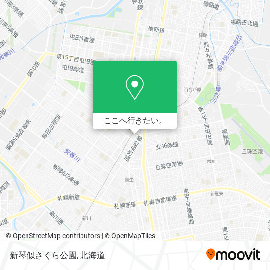 新琴似さくら公園地図