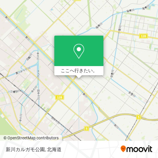新川カルガモ公園地図