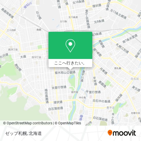 ゼップ札幌地図