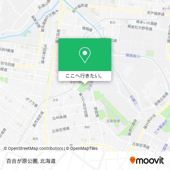 百合が原公園地図