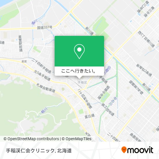 手稲渓仁会クリニック地図