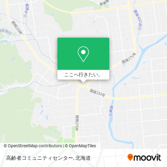 高齢者コミュニティセンター地図