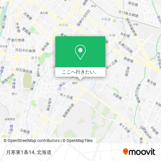 月寒東1条14地図