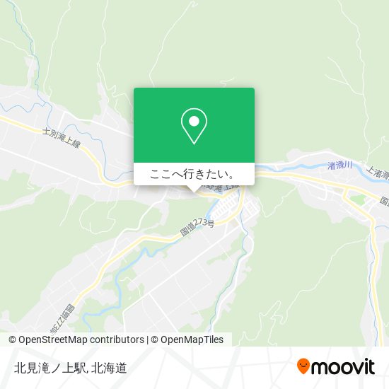 北見滝ノ上駅地図