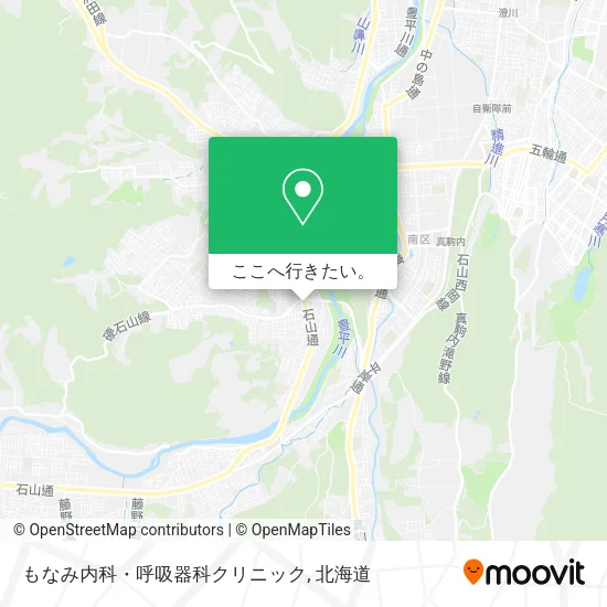 もなみ内科・呼吸器科クリニック地図