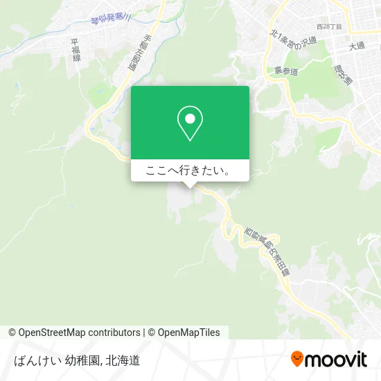 ばんけい 幼稚園地図