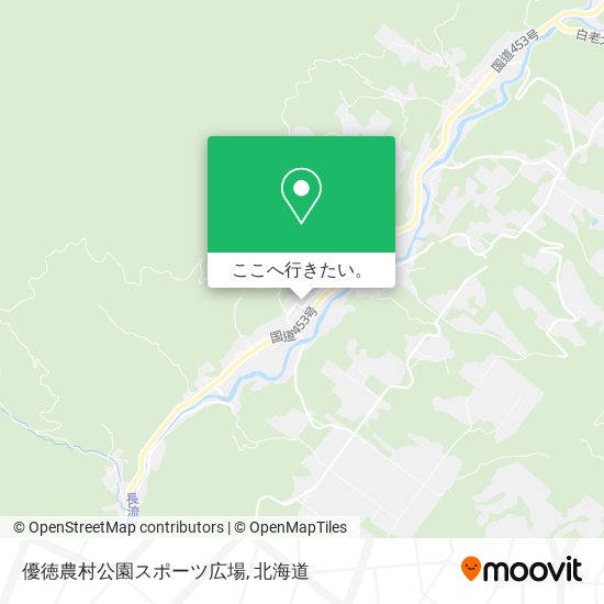 優徳農村公園スポーツ広場地図