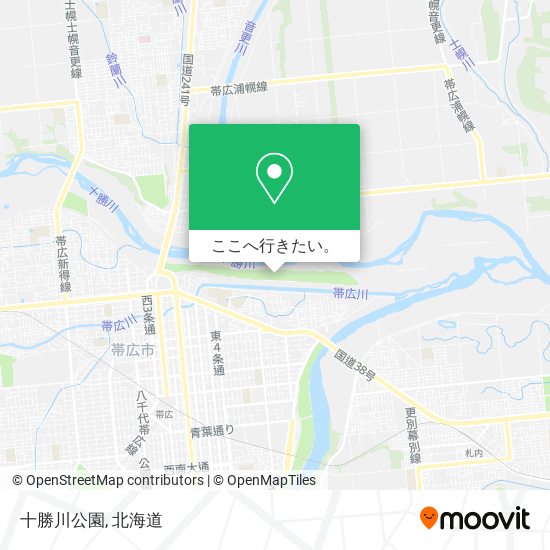十勝川公園地図