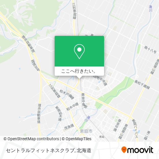 セントラルフィットネスクラブ地図