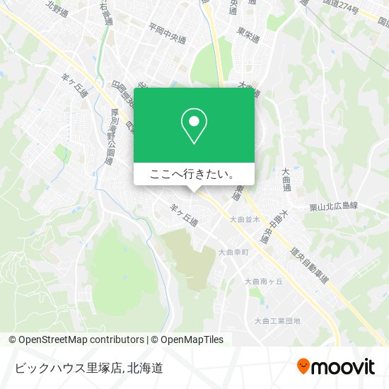 ビックハウス里塚店地図