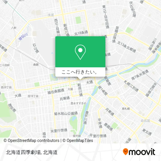 北海道四季劇場地図