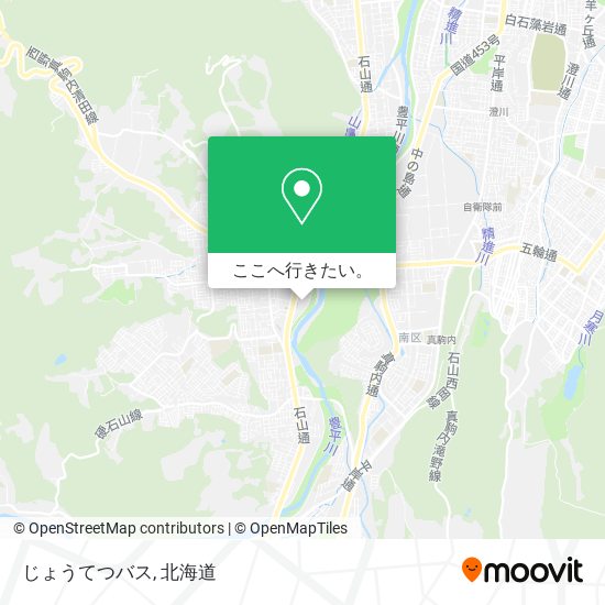 じょうてつバス地図