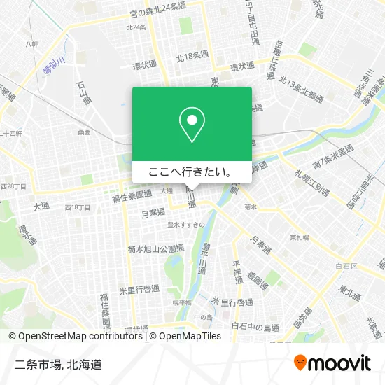 二条市場地図