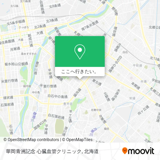 華岡青洲記念 心臓血管クリニック地図
