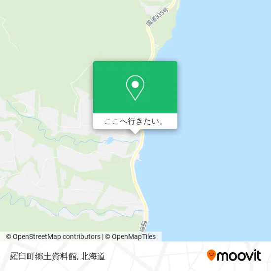羅臼町郷土資料館地図