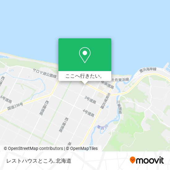 レストハウスところ地図