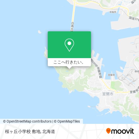 桜ヶ丘小学校 敷地地図