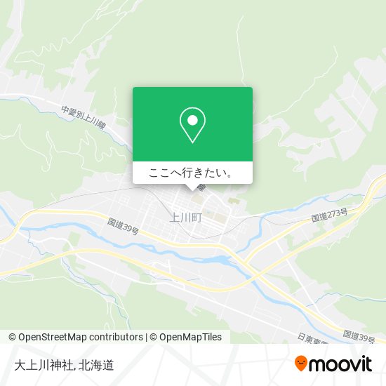 大上川神社地図