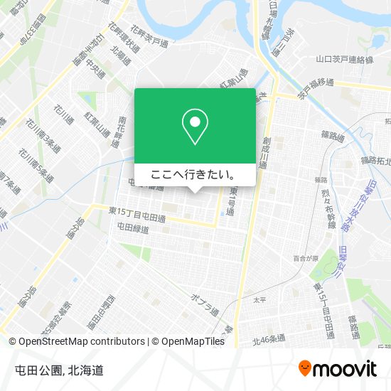 屯田公園地図